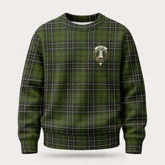 MacLean Hunting Tartan Crest Sweater