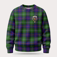 MacThomas Modern Tartan Crest Sweater
