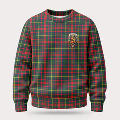 McKintosh Hunting Modern Tartan Crest Sweater