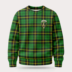 Wallace Hunting Modern Tartan Crest Sweater