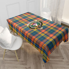 Buchanan Ancient Tartan Crest Tablecloth