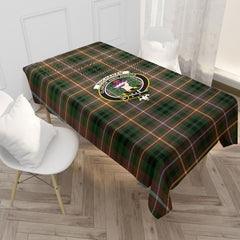 Buchanan Hunting Tartan Crest Tablecloth