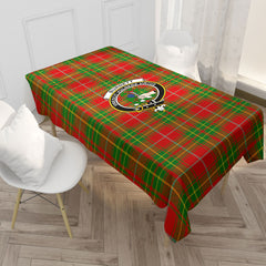 Burnett Ancient Tartan Crest Tablecloth