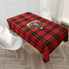 McQueen Modern Tartan Crest Tablecloth