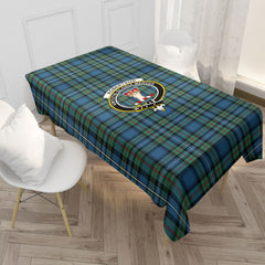 Robertson Hunting Ancient Tartan Crest Tablecloth