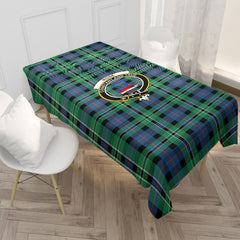 Rose Hunting Ancient Tartan Crest Tablecloth