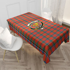 Sinclair Ancient Tartan Crest Tablecloth