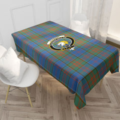 Stewart of Appin Hunting Ancient Tartan Crest Tablecloth