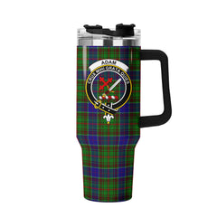 Adam Tartan Crest 40 oz Insulated Tumbler with Handle