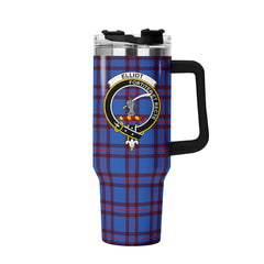 Elliot Modern Tartan Crest 40 oz Insulated Tumbler with Handle
