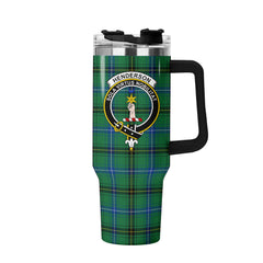 Henderson Ancient Tartan Crest 40 oz Insulated Tumbler with Handle
