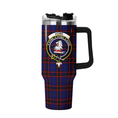 Home Modern Tartan Crest 40 oz Insulated Tumbler with Handle