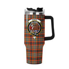 Innes Ancient Tartan Crest 40 oz Insulated Tumbler with Handle