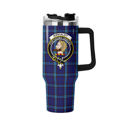 Kirkaldy Tartan Crest 40 oz Insulated Tumbler with Handle