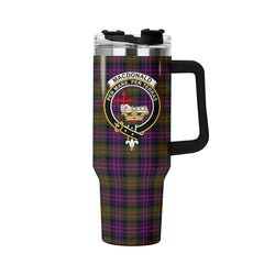 MacDonald Modern Tartan Crest 40 oz Insulated Tumbler with Handle