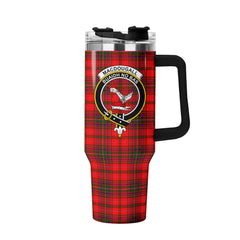 MacDougall Modern Tartan Crest 40 oz Insulated Tumbler with Handle
