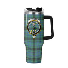 MacInnes Ancient Tartan Crest 40 oz Insulated Tumbler with Handle