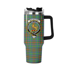 MacIntosh Hunting Ancient Tartan Crest 40 oz Insulated Tumbler with Handle