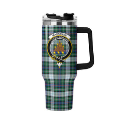 MacKenzie Dress Ancient Tartan Crest 40 oz Insulated Tumbler with Handle