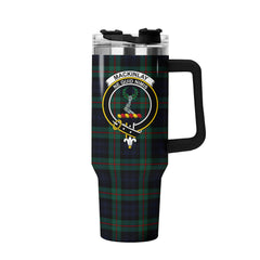 MacKinlay Modern Tartan Crest 40 oz Insulated Tumbler with Handle