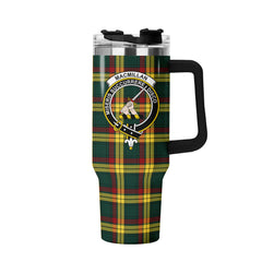 MacMillan Old Modern Tartan Crest 40 oz Insulated Tumbler with Handle