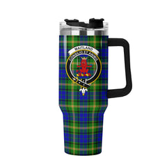 Maitland Tartan Crest 40 oz Insulated Tumbler with Handle