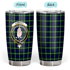 Lamont Modern Tartan Crest Tumbler