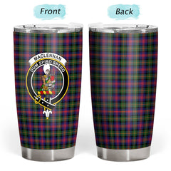 MacLennan Modern Tartan Crest Tumbler