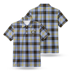 Bell of the Borders Tartan Crest Birdseye Mesh Polo Shirt