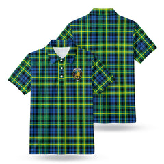 Campbell of Breadalbane Ancient Tartan Crest Birdseye Mesh Polo Shirt
