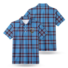 Elliot Ancient Tartan Crest Birdseye Mesh Polo Shirt
