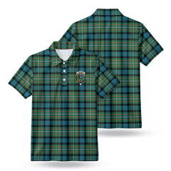 Ferguson Ancient Tartan Crest Birdseye Mesh Polo Shirt