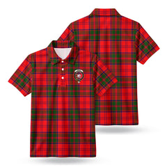 Heron Tartan Crest Birdseye Mesh Polo Shirt