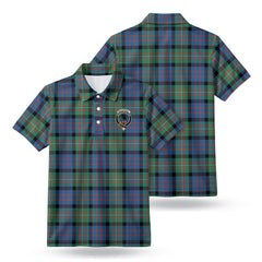 MacDonnell of Glengarry Ancient Tartan Crest Birdseye Mesh Polo Shirt