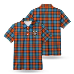 MacLachlan Ancient Tartan Crest Birdseye Mesh Polo Shirt