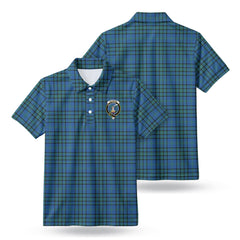 Matheson Hunting Ancient Tartan Crest Birdseye Mesh Polo Shirt