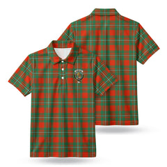 McGregor Ancient Tartan Crest Birdseye Mesh Polo Shirt