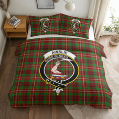 Ainslie Tartan Crest Bedding Set