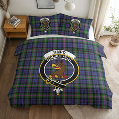 Baird Modern Tartan Crest Bedding Set