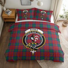 Byres Tartan Crest Bedding Set