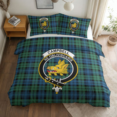 Campbell Ancient 02 Tartan Crest Bedding Set