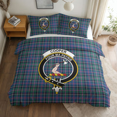 Cooper Ancient Tartan Crest Bedding Set