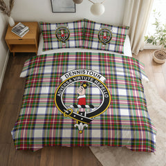 Dennistoun Tartan Crest Bedding Set