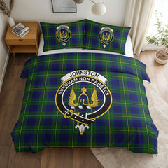 Johnston Modern Tartan Crest Bedding Set
