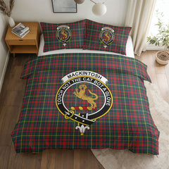 MacKintosh Hunting Modern Tartan Crest Bedding Set