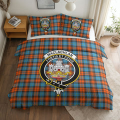 MacLachlan Ancient Tartan Crest Bedding Set