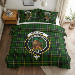 McAlpine Modern Tartan Crest Bedding Set