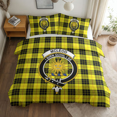 McLeod of Lewis Modern Tartan Crest Bedding Set