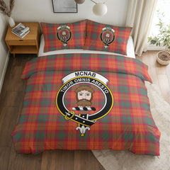 McNab Ancient Tartan Crest Bedding Set