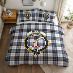 McRae Dress Modern Tartan Crest Bedding Set